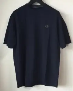SHIPS別注モデル　FRED PERRY ネイビー 鹿の子半袖Tシャツ XL
