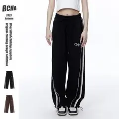 カジュアルパンツ　ワークパンツ ルームパンツ Mサイズ　ブラック　ユニセックス