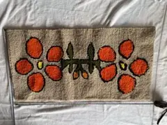 ハンドメイド　編み物　マット　絨毯　レトロ