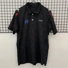 J192 Kappa 半袖ポロシャツ　M ブラック