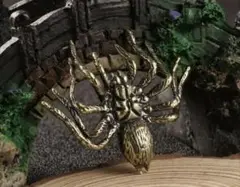 置物　フィギュア　フィギア　蜘蛛　昆虫　虫　アンティーク真鍮　スパイダー