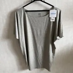 AIRism 半袖Tシャツ XL グレー