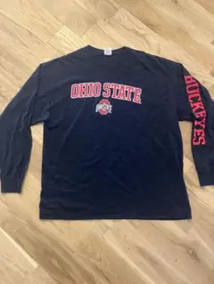 カレッジ Ohio State ロンT ネイビー