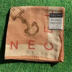 セリーヌ CELINE ハンカチ シルク混 ラージコレクション 新品 スカーフ