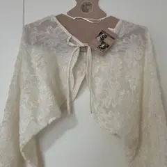 新品未使用 しまむら talbyyumi ボレロ カーディガン レース