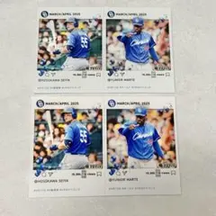 中日ドラゴンズ 細川成也 ジュニオル・マルテ 竜ブロマイド 2枚セット