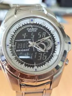 CASIOエディフィス EFA-119 ステンレススチール 時計　最終価格