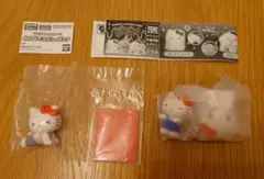 ハローキティ2体セット　みんなでヨガフィギュア　おばけごっこフィギュア　サンリオ