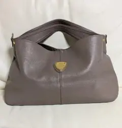 【人気色】ATAO アタオ ショルダーバッグ 2way 本革 モカグレー