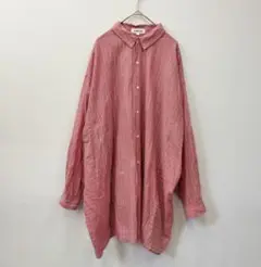 FOUND GOOD シアーコットン100％チュニックシャツ L