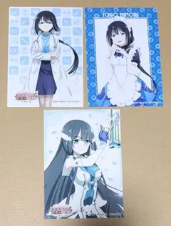 結城友奈は勇者である　非売品　ブロマイド　東郷美森　メイド服　ドクター