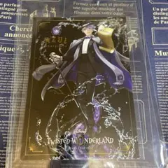 ツイステ アズール フィギュア購入特典 ステッカー＆ポストカード