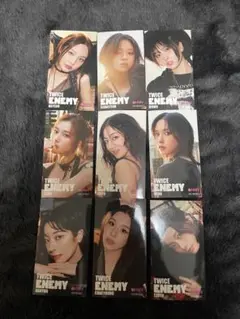 TWICE『ENEMY』HMV購入特典 スマホサイズステッカー 全９種コンプ