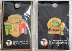 2002 FIFA WORLD CUP ピンバッジ　2個