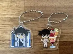 名探偵コナン コナンカフェ アクリルキーホルダー クリアカード グッズ 工藤新一