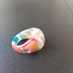 マルチカラー アクリル リング