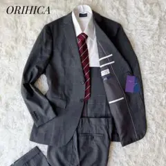 新品未使用タグ付き⭐︎ORIHICA オリヒカ セットアップスーツ ウィンドウペン