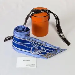 【美品】エルメス HERMES スカーフ ツイリー シルク マイヨン