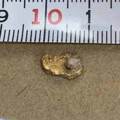 kk 国産 自然金 天然砂金 福井県産　1g ナゲット Yahoo!オークション - 国産 砂金 自然金 ナゲット 1.124g 天然
