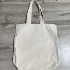 ベージュ キャンバストートバッグ　無地