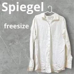 古着 Spiegel ホワイト シャツ サイズ14