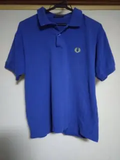 FRED PERRY ポロシャツ Lサイズ 青