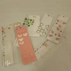 SEAL Collection シールセット　ハート　クローバー、指輪　天使　花