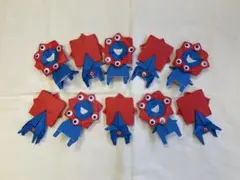ミャクミャク風　折り紙　10個セット おまけ付