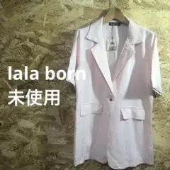 【 6303番】lala born テーラードジャケット　半袖　未使用　M