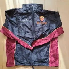 98-99 ASローマ DIADORA トラックジャケット・パンツ　セットアップ 1998-99 Roma Diadora Track Jacket - 9/10 - (M.Boys)