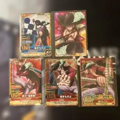 ワンピースカードダス ワンピーベリーマッチダブル ミホーク 5枚セット