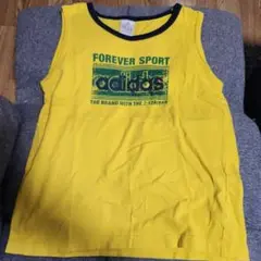 adidas イエロー タンクトップ