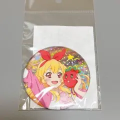 アイカツ　星宮いちご スタッフジャンパーver. ホロ缶バッジ