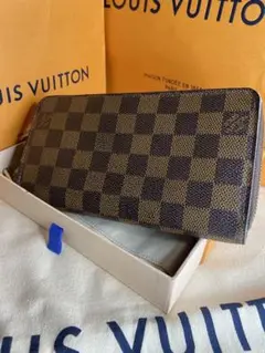 LOUIS VUITTON ルイヴィトン 長財布 ラウンドファスナー ダミエ