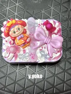ホイップデコ❤️リボンとキャラクターのギフト缶❤️