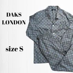 〇〇　DAKS　ダックス　長袖パジャマ　S　グレー　くまさん柄