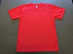 [新品]　 Sサイズ　無地ドライTシャツ　蛍光オレンジ：グリマー 00300
