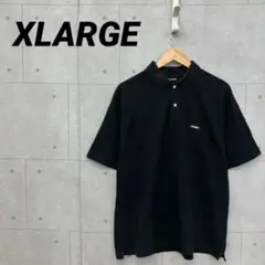 XLARGE エクストララージ ポロシャツ 鹿の子 メンズ L 黒