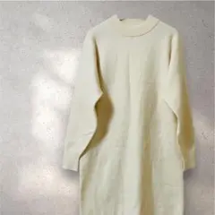 UNIQLO ユニクロ スフレヤーンモックネックワンピース（スムース・長袖）