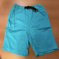 濃い水色　ハーフパンツ　150センチ