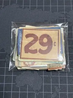 【A】コラージュ素材　チケット　ヴィンテージ　ステッカー　おすそ分け　50枚