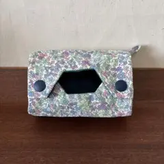 ポケットティッシュケース ポータブルティッシュケース⑭ 花柄