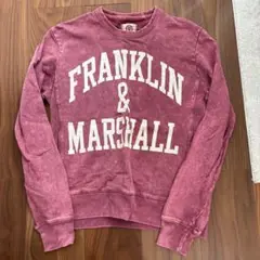 FRANKLIN & MARSHALL トレーナー XS バーガンディ