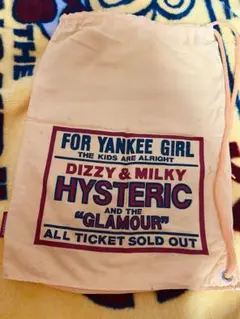 hysteric glamour FOR YANKEE GIRL ナップサック