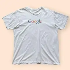 企業T Google グーグル 両面プリント Tシャツ ホワイト ロゴプリント