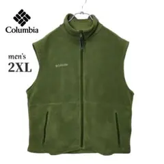 コロンビア Columbia フリース ベスト フルジップ メンズ2XL