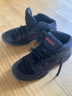 asics アシックス バスケットシューズブラック24.0cm