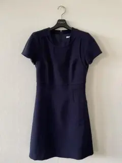 フォクシーニューヨーク ワンピース ネイビー 半袖 foxey