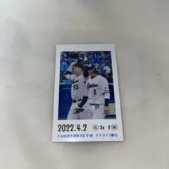 【東京ヤクルトスワローズ】ファン感 チェキ風カード 4.2 山田 村上