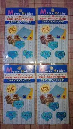 Merry Hobby プチアイロンアップリケ 4セット